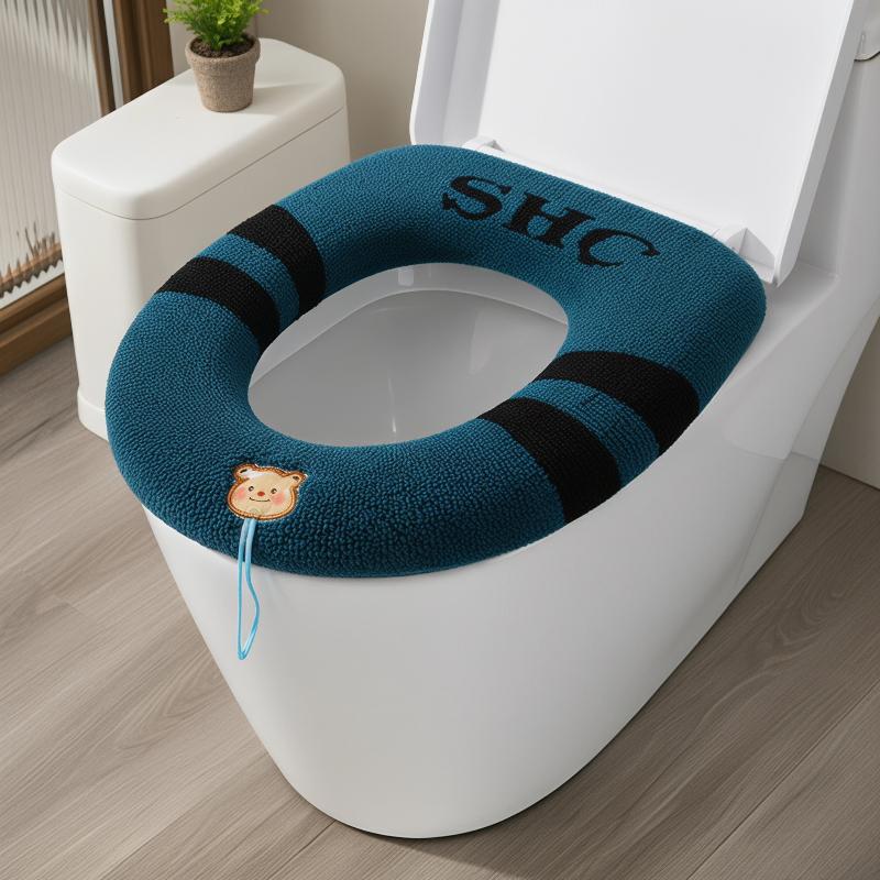 ฝาครอบที่นั่งชักโครก 1 ชิ้น แผ - Home Bathroom Essentials บทวิจารณ์และราคา