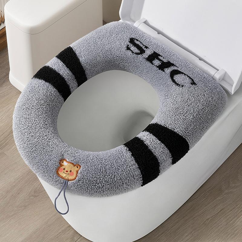 ฝาครอบที่นั่งชักโครก 1 ชิ้น แผ - Home Bathroom Essentials บทวิจารณ์และราคา