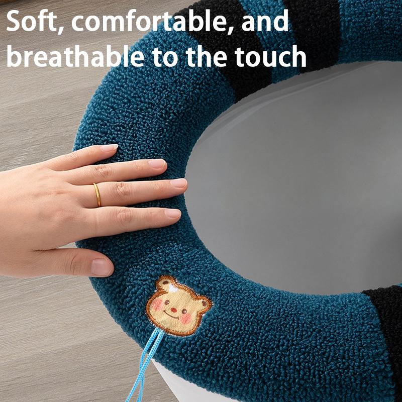 ฝาครอบที่นั่งชักโครก 1 ชิ้น แผ - Home Bathroom Essentials บทวิจารณ์และราคา