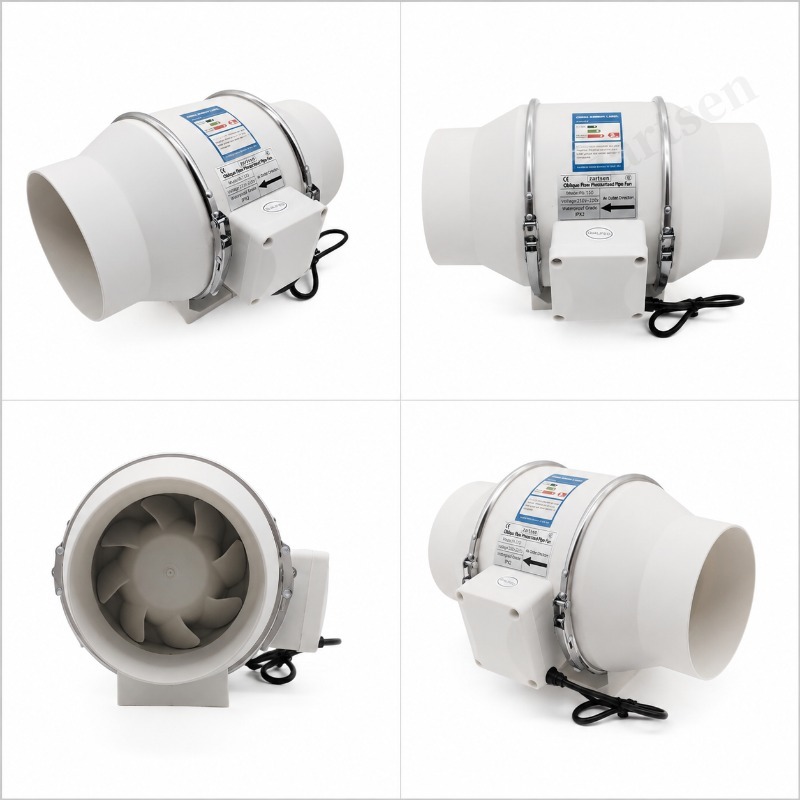 พัดลมดูดอากาศแบบอินไลน์ขนาด 4/ - Home Bathroom Vent Fans บทวิจารณ์และราคา