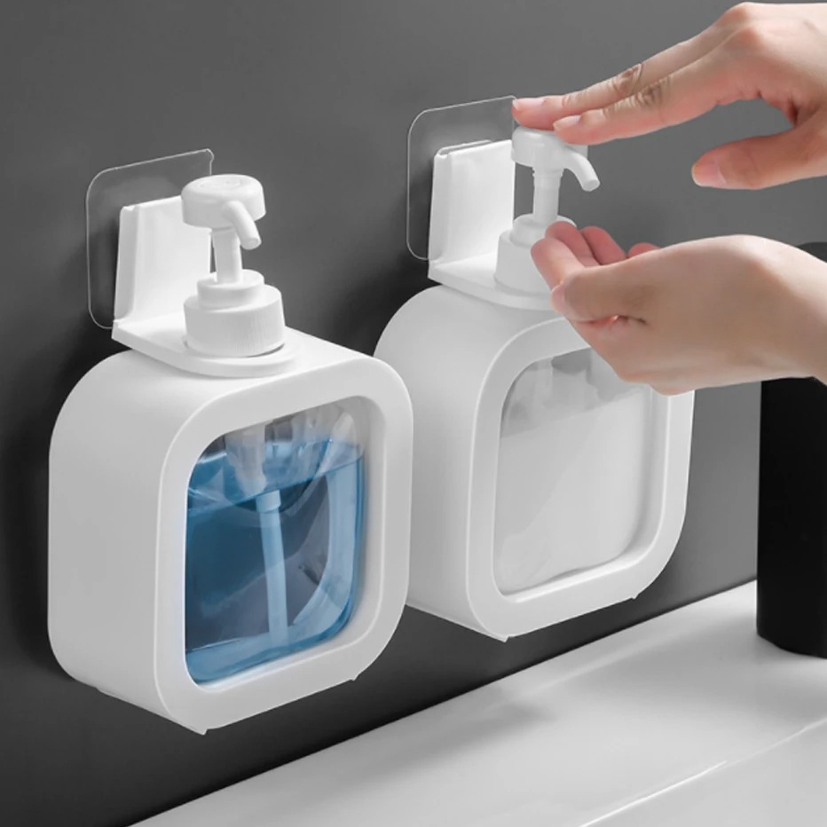 โปร่งใสเครื่องจ่ายสบู่แชมพูเจล - Home Bathroom Soap Dispenser บทวิจารณ์และราคา