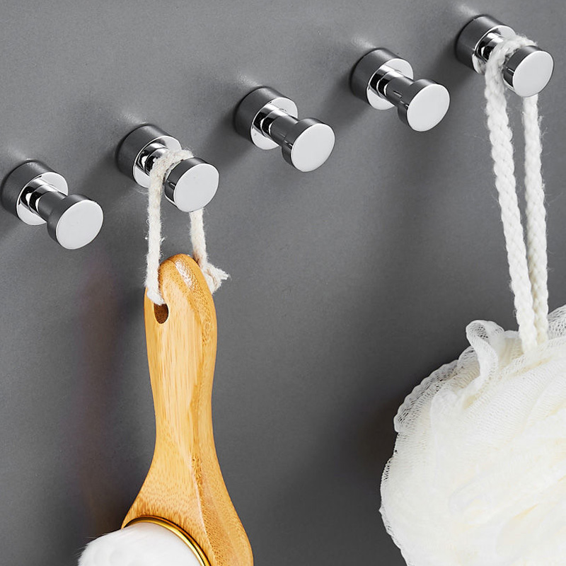 2/3/4/5Pcs ทองเหลือง Robe Hook - Home Bathroom Essentials บทวิจารณ์และราคา