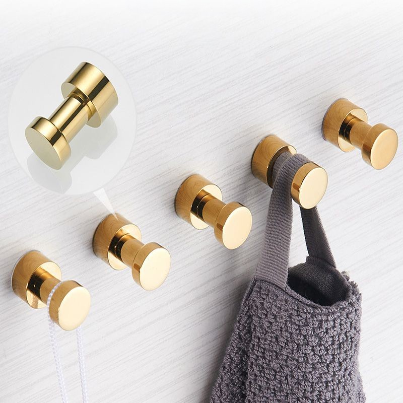 2/3/4/5Pcs ทองเหลือง Robe Hook - Home Bathroom Essentials บทวิจารณ์และราคา